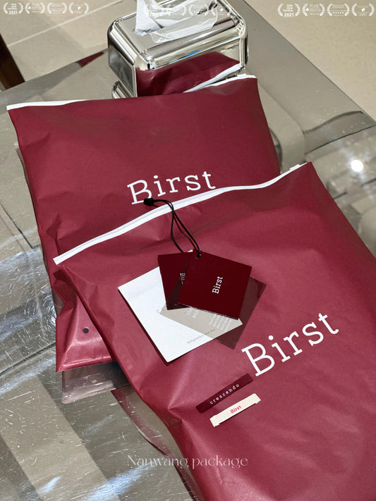 Elevate Your Brand Presence with Premium Burgundy Zipper Pouch & Multi-Layered Hang Tags