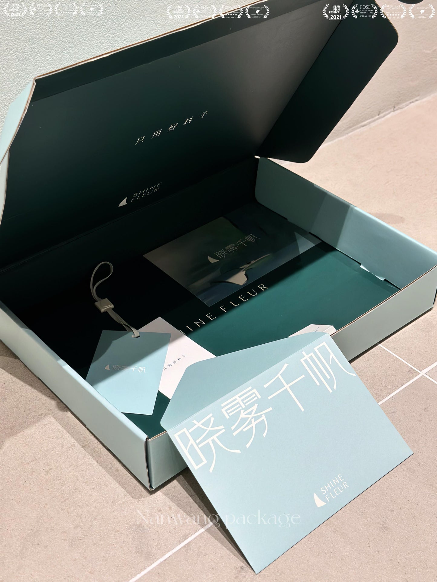Full Set of Fashion-Forward Boutique Owner's Clothing Packaging