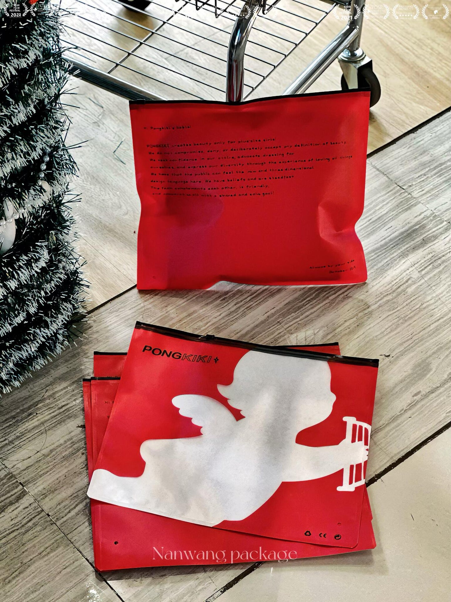 Christmas Angel Packaging Bag