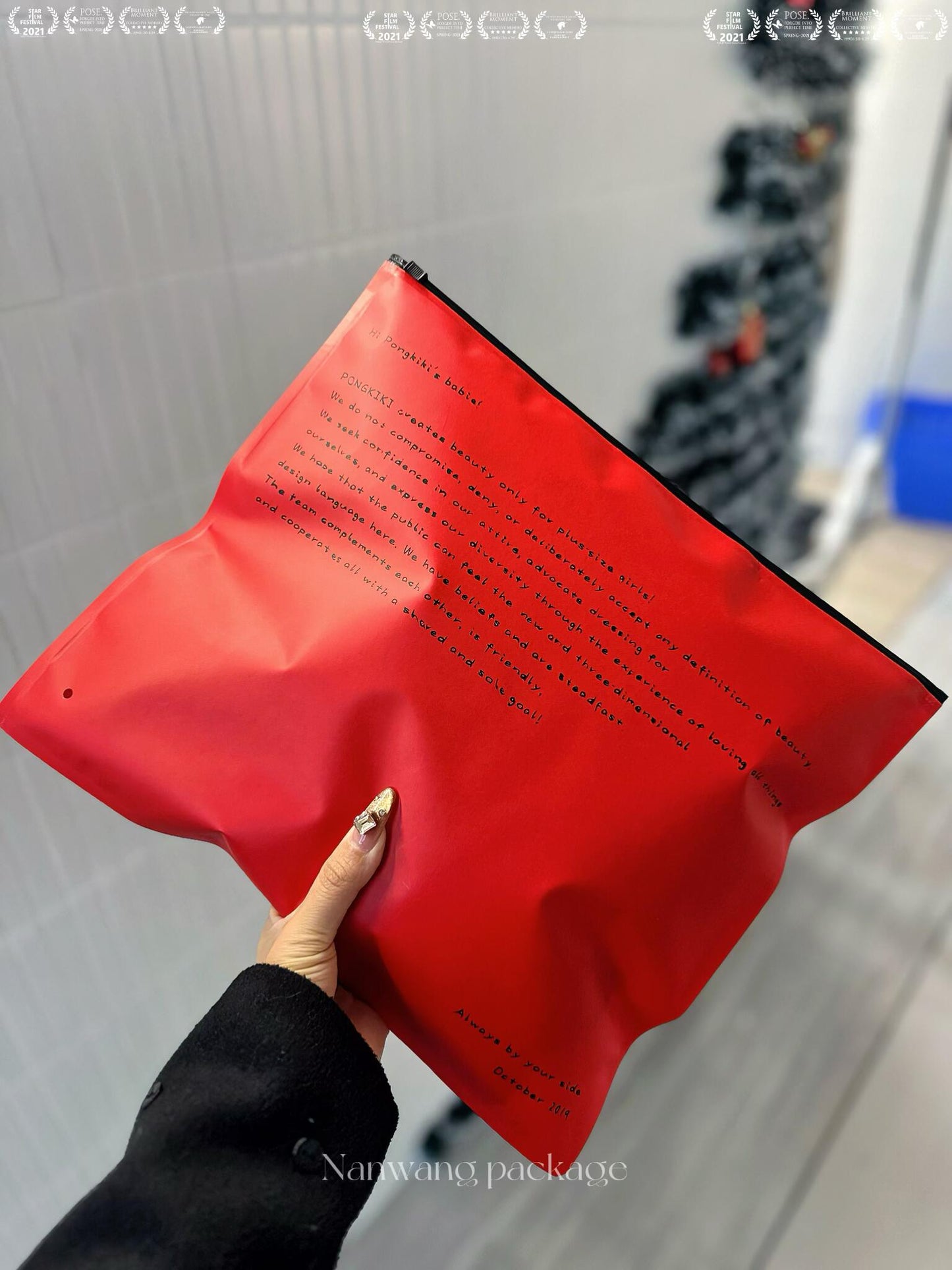 Christmas Angel Packaging Bag