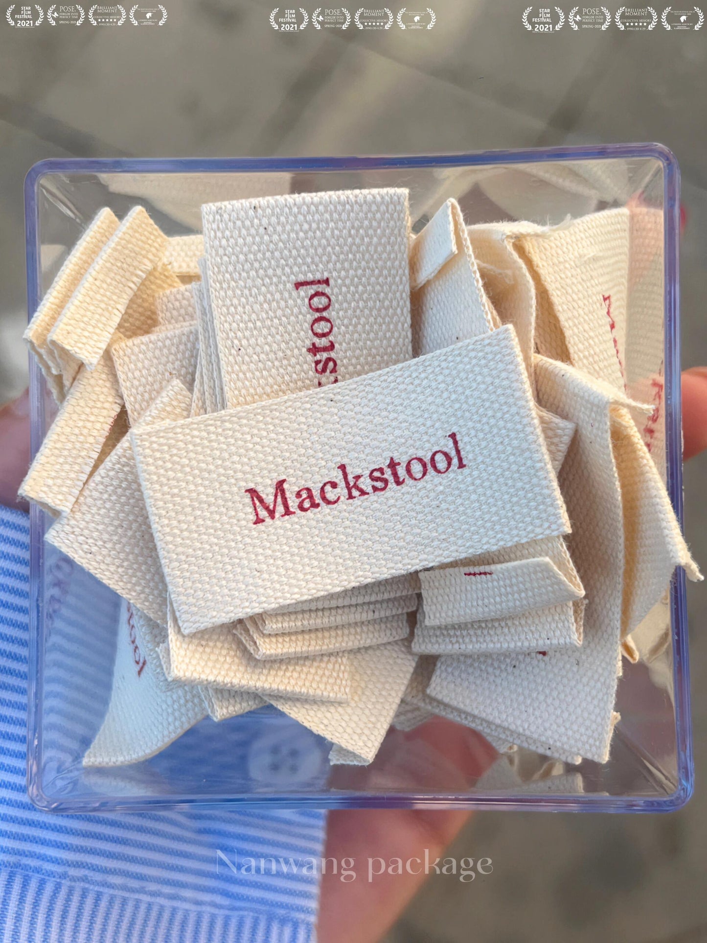 Printed labels are an absolute lifesaver for plain clothes!