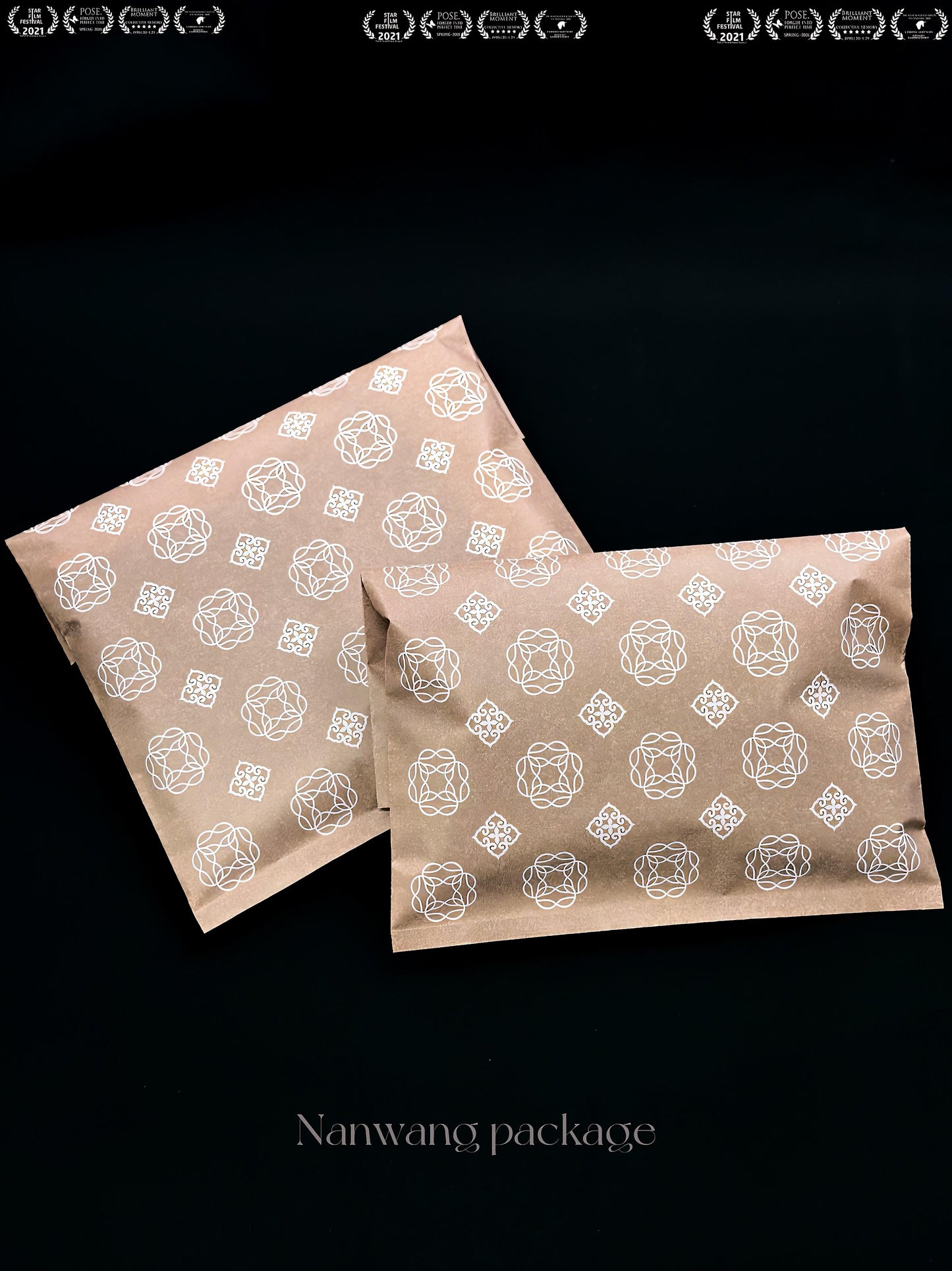 New Chinese style center seal packaging bag