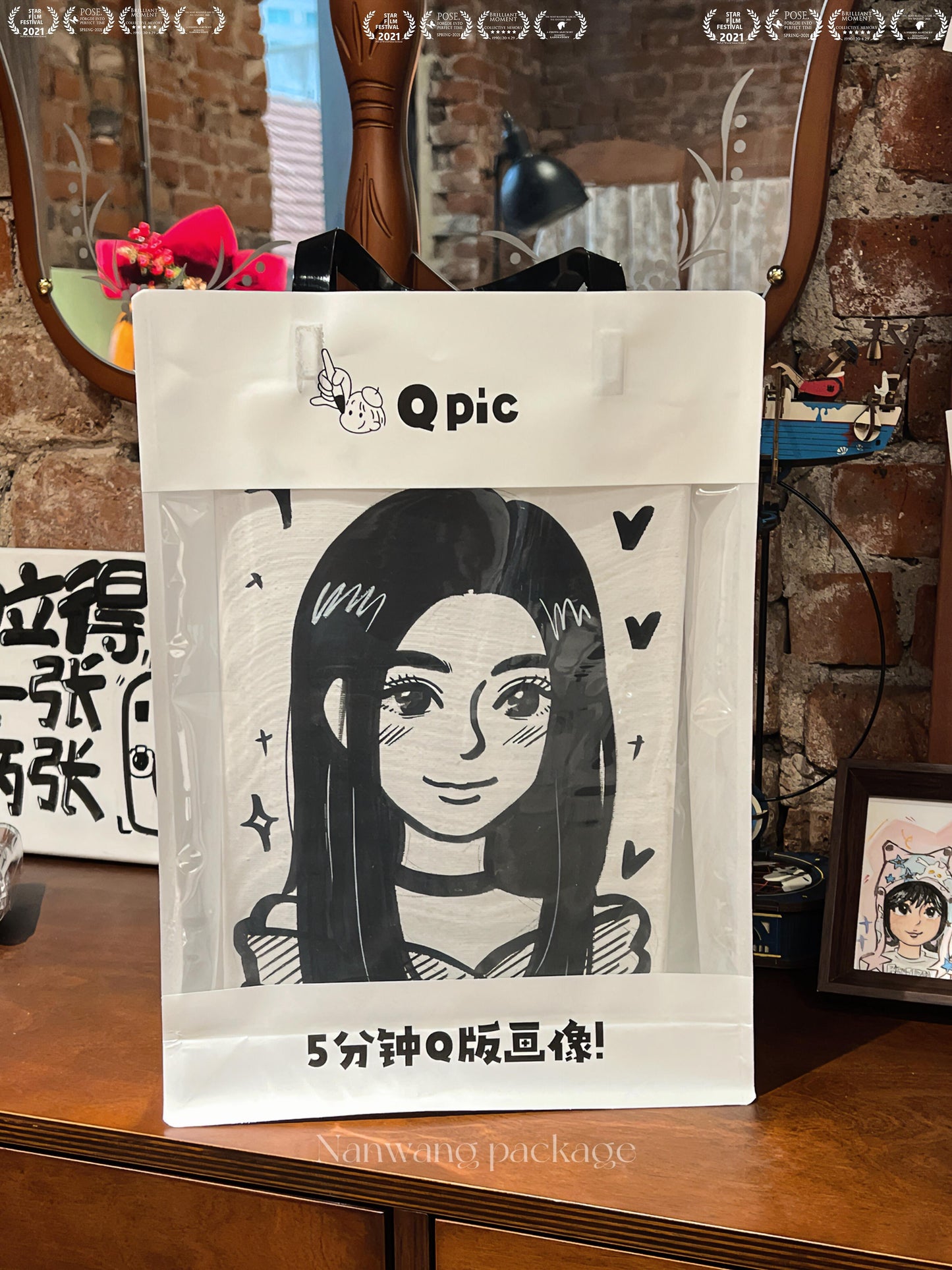 ππ©π’π Mini Art | The Viral Window-Transparent Tote Bag