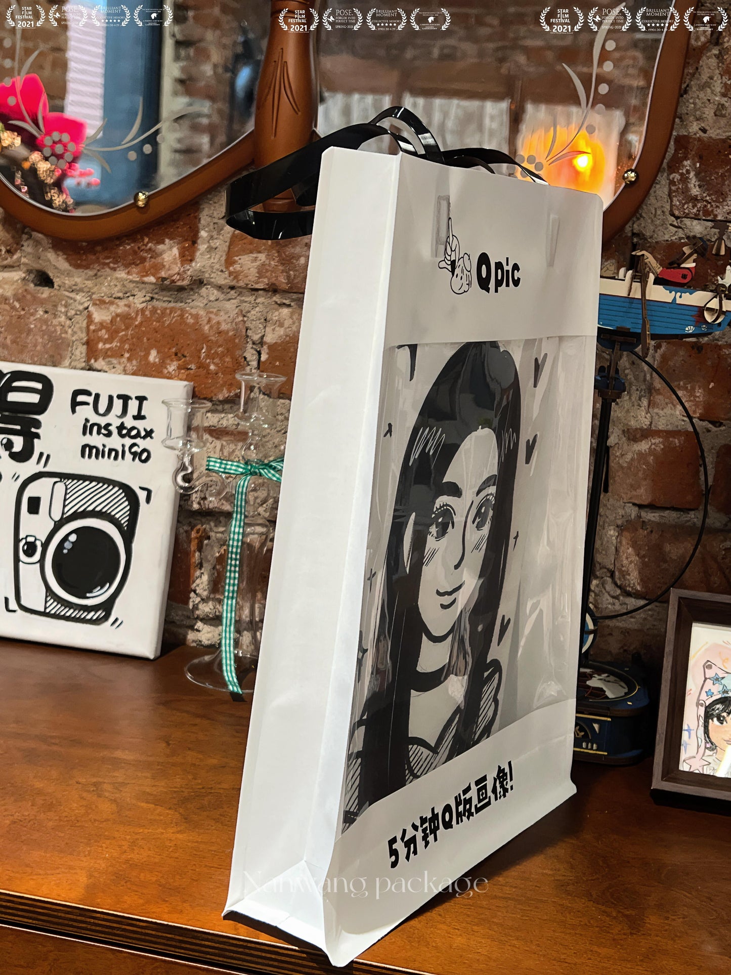 ππ©π’π Mini Art | The Viral Window-Transparent Tote Bag
