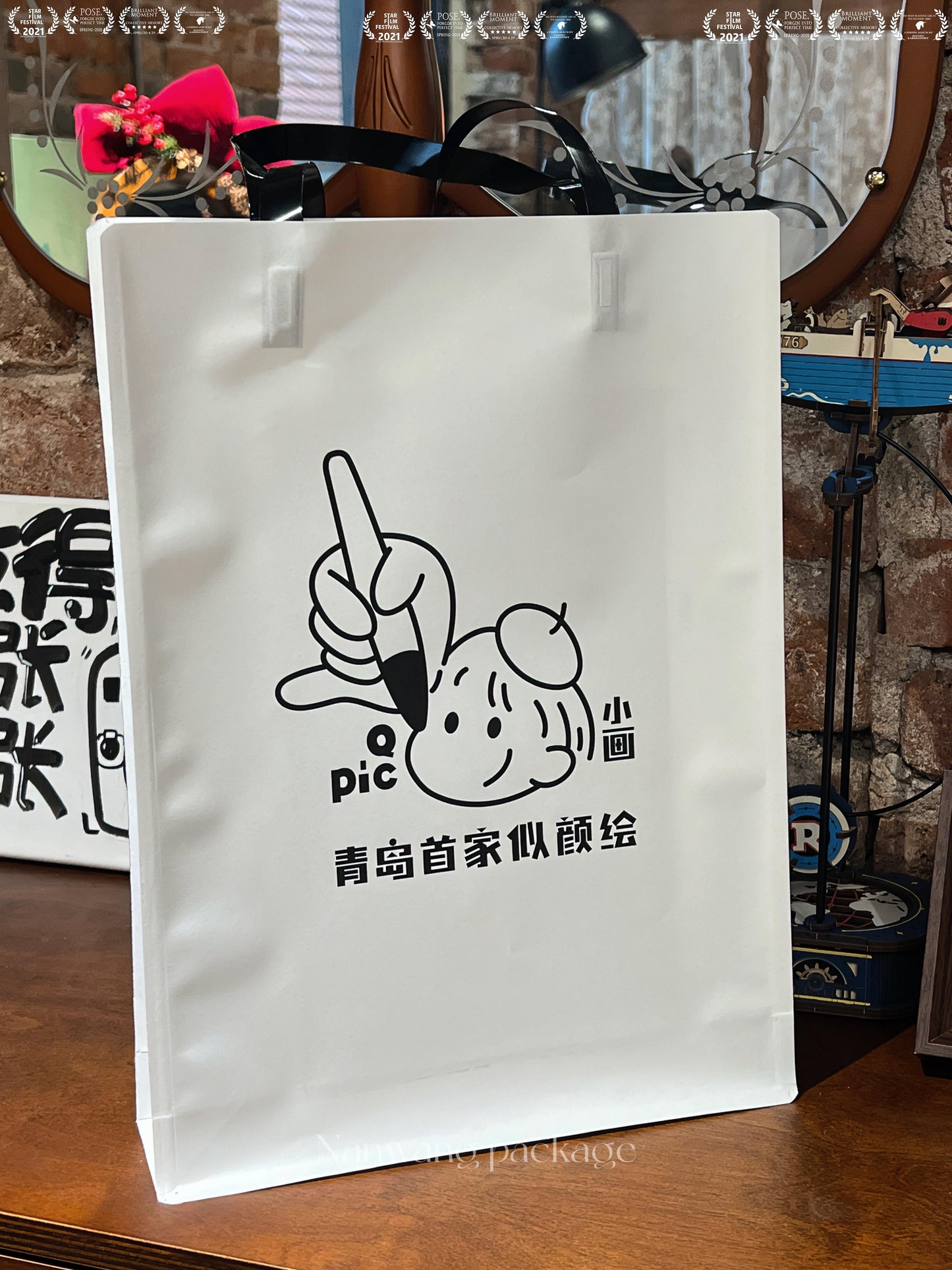 ππ©π’π Mini Art | The Viral Window-Transparent Tote Bag