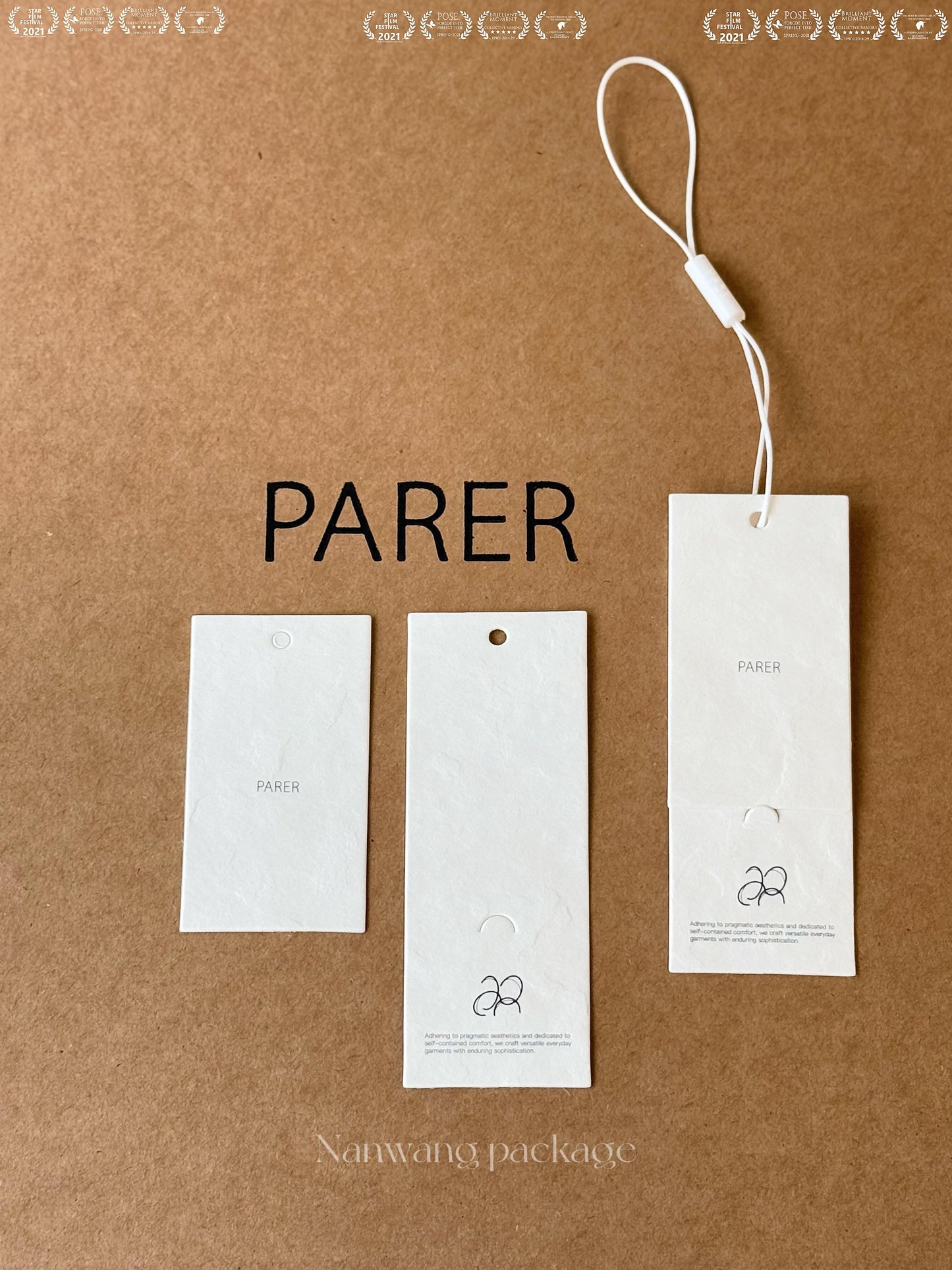 Crafted in Kraft Paper | This packaging has such a premium texture!