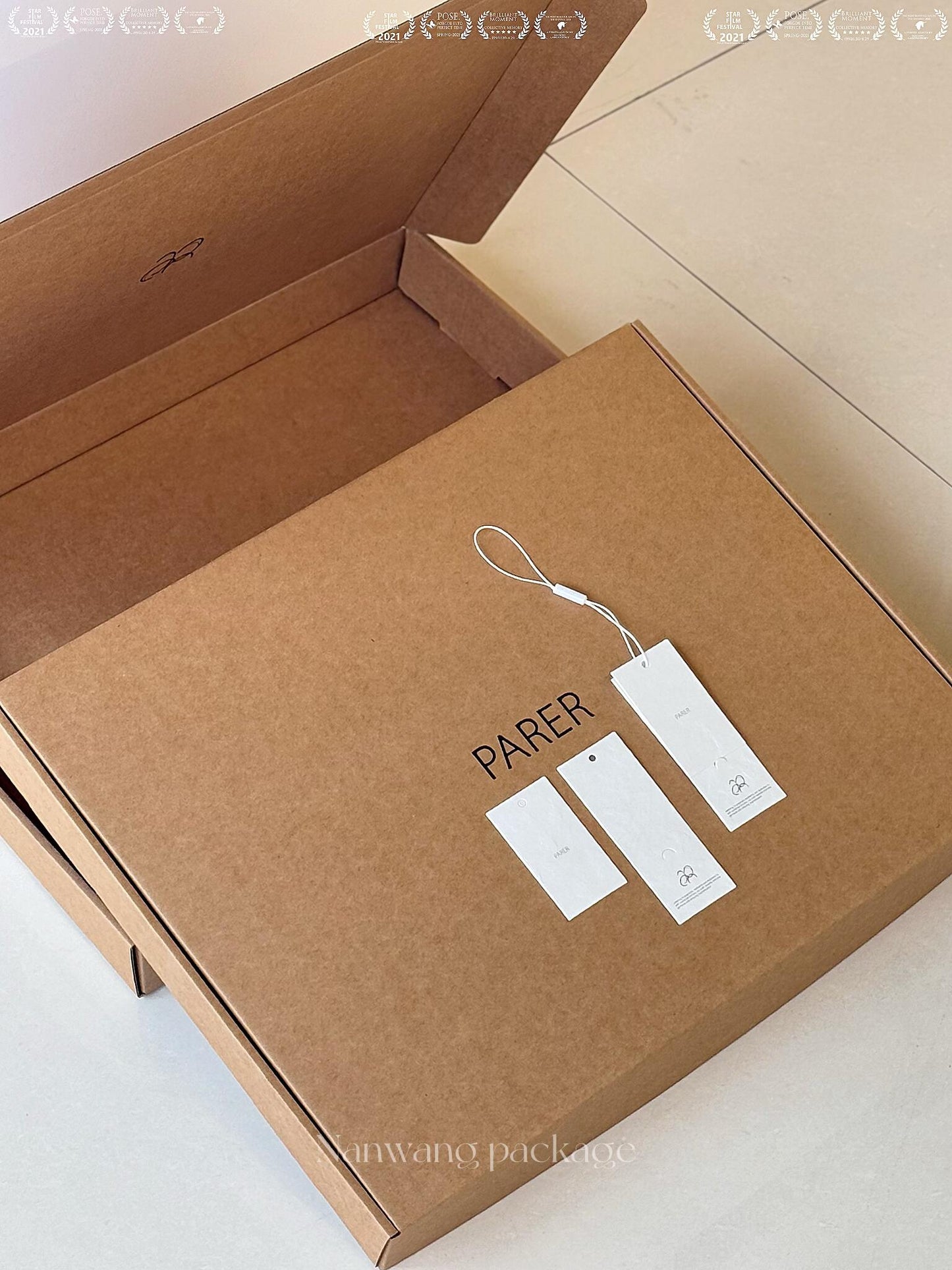Crafted in Kraft Paper | This packaging has such a premium texture!