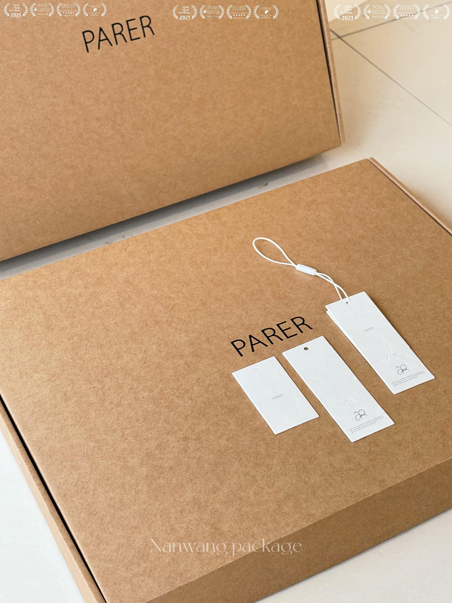 Crafted in Kraft Paper | This packaging has such a premium texture!
