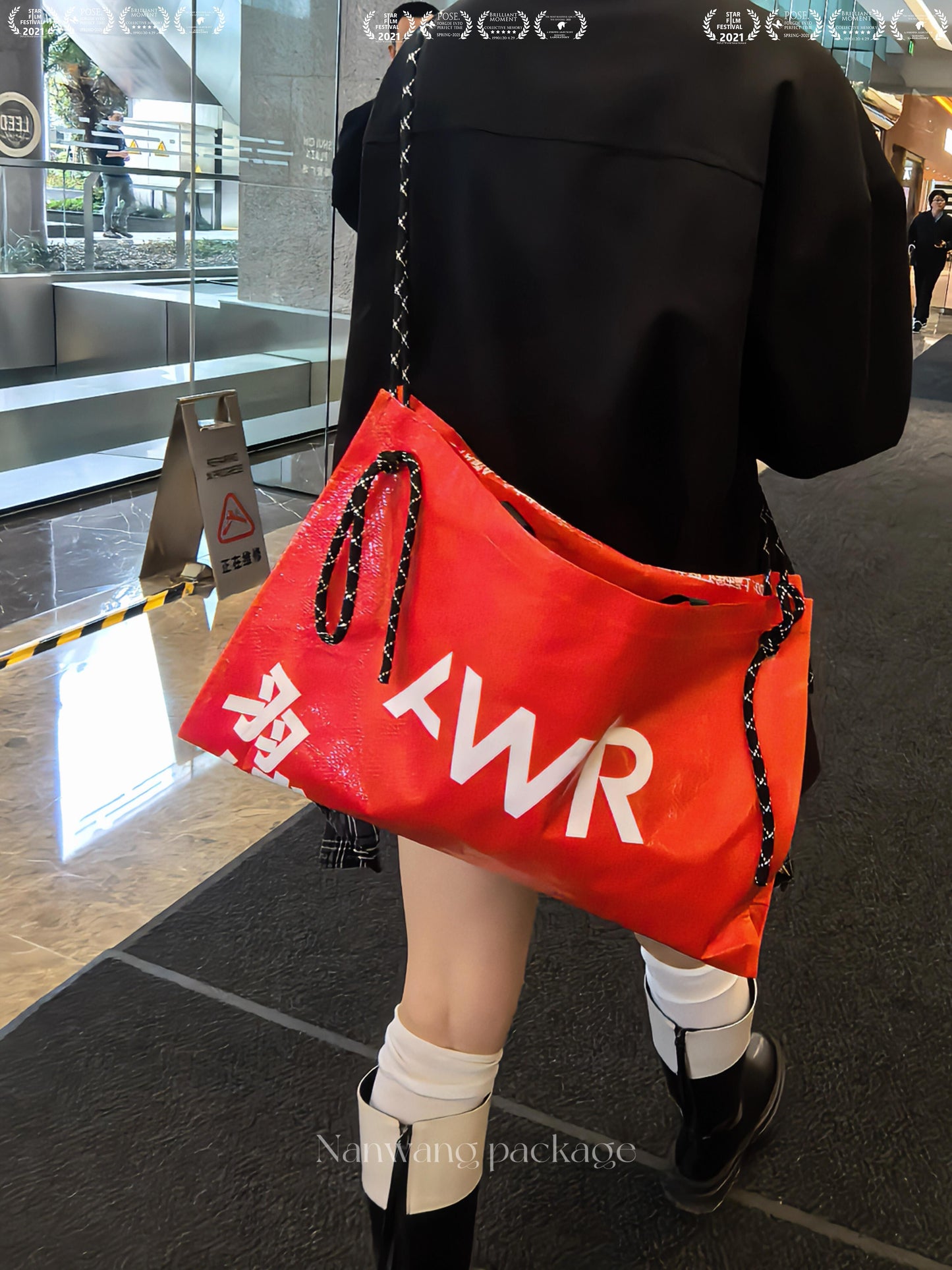 AWR|The down jacket industry leader's "performance art" inspired creative woven bag!