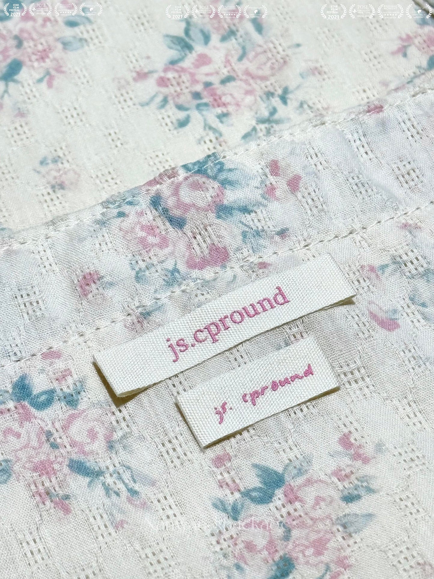 My Secret Instagrammable Girly Fabric Tag Aesthetics Collection