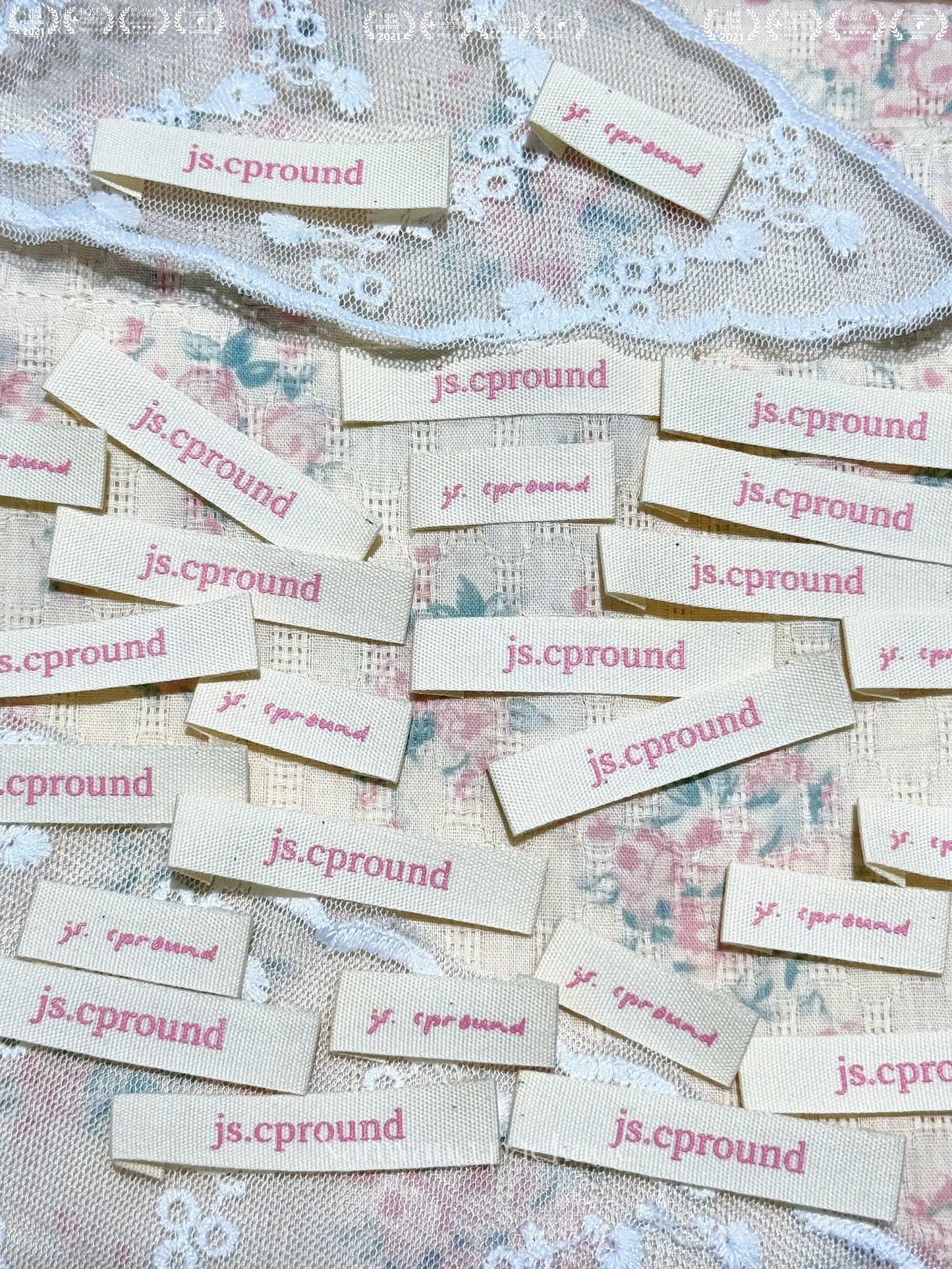 My Secret Instagrammable Girly Fabric Tag Aesthetics Collection