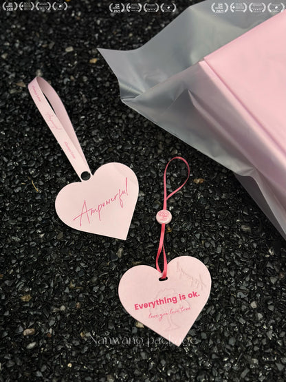 The soft pink packaging design is absolutely adorable and effectively conveys the brand philosophy.
