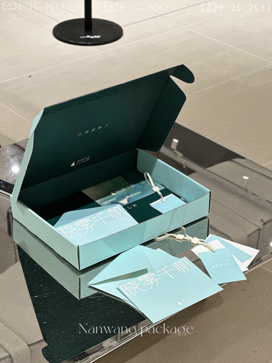 Full Set of Fashion-Forward Boutique Owner's Clothing Packaging