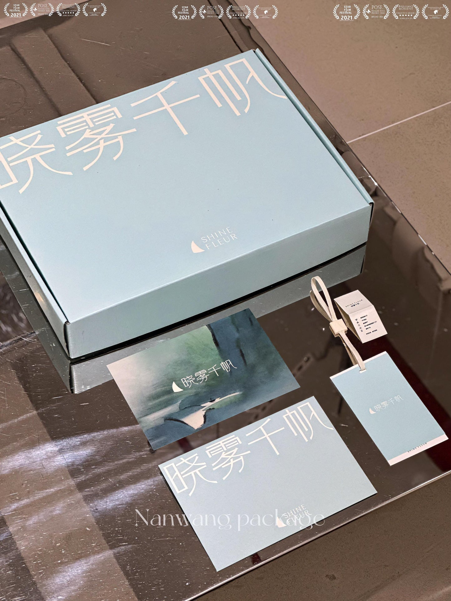 Full Set of Fashion-Forward Boutique Owner's Clothing Packaging