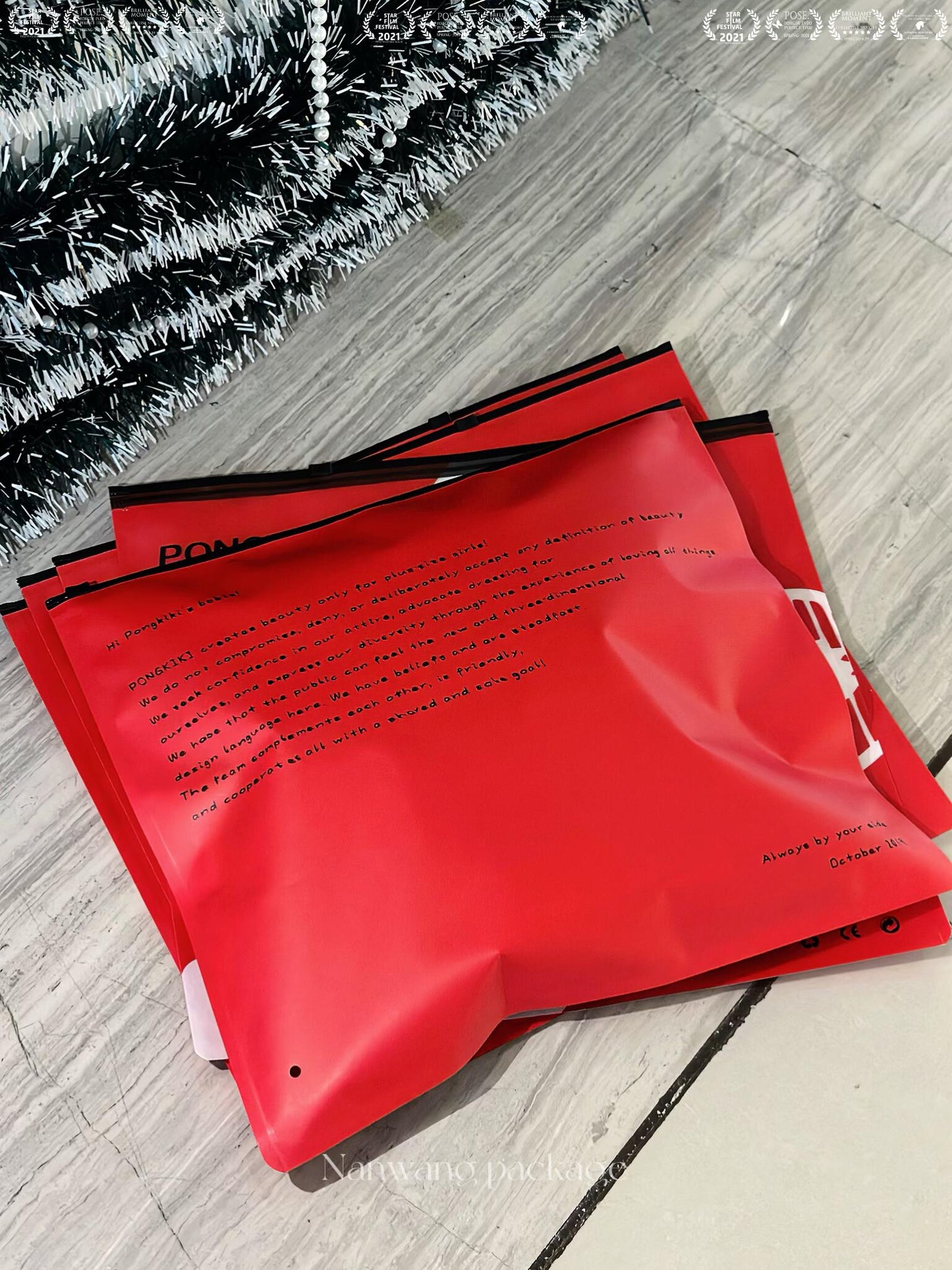 Christmas Angel Packaging Bag