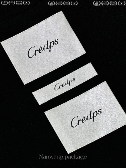 Woven Label Appreciation | Custom Women's Clothing Labels with Subtle Sparkle and Understated Luxury