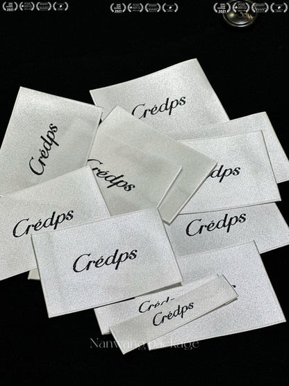 Woven Label Appreciation | Custom Women's Clothing Labels with Subtle Sparkle and Understated Luxury
