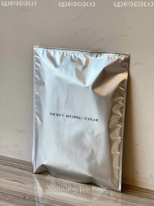 The silver packaging looks absolutely premium! The metallic texture is next level~