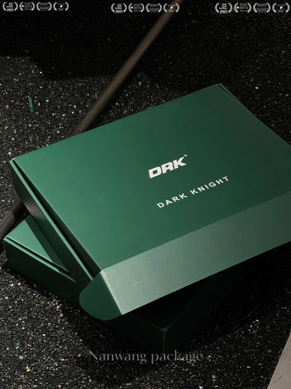 Dark green double-sided printing packaging box