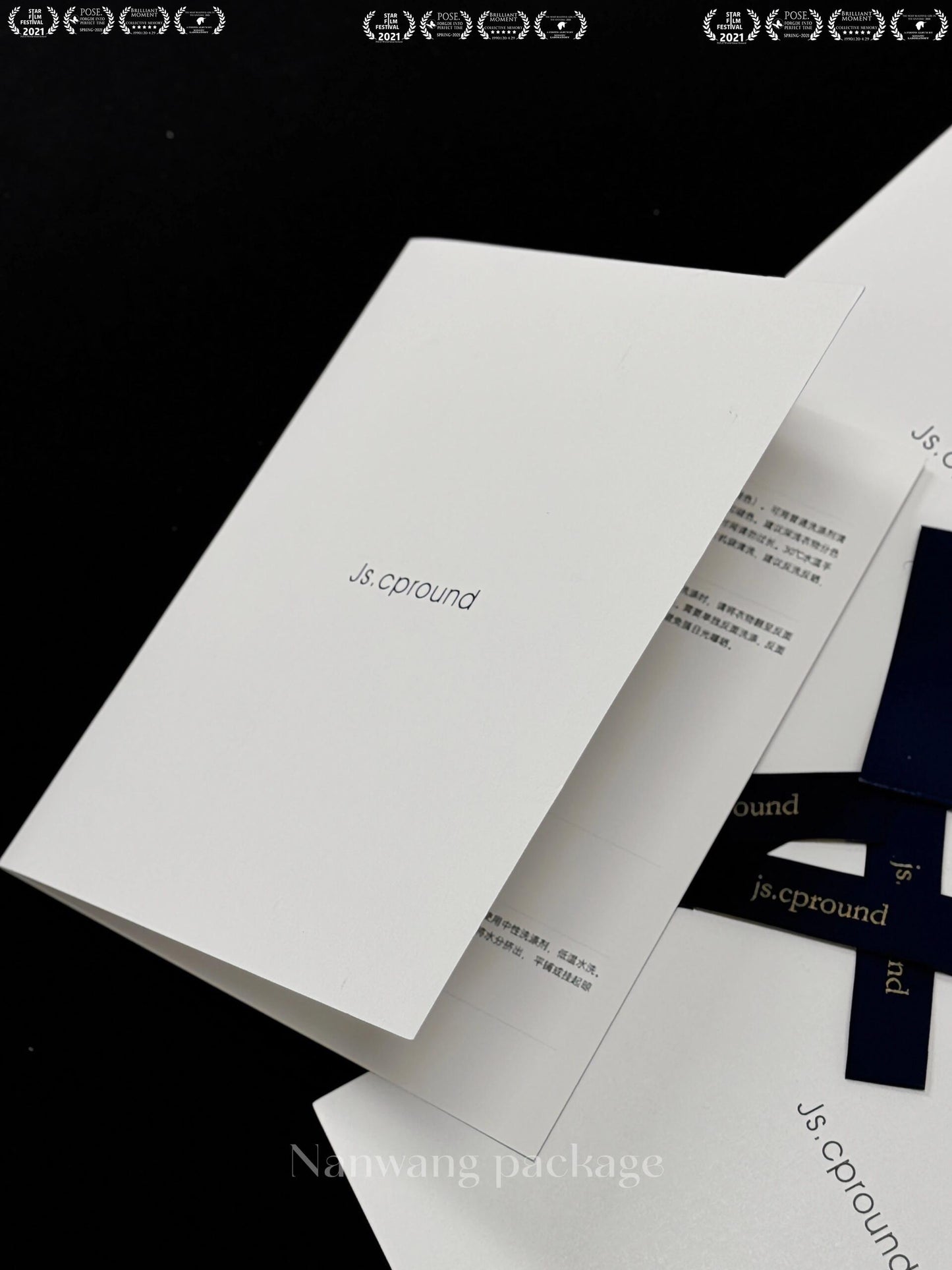 Collar Tagline | Instantly captivated by the midnight blue at first glance