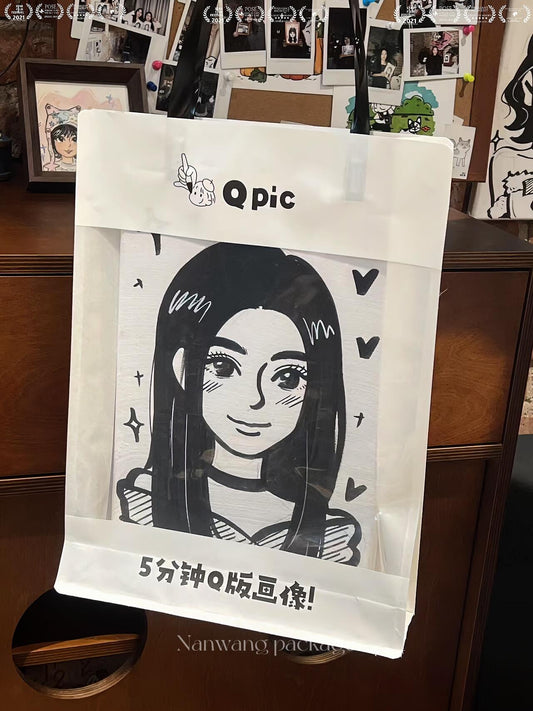 𝐐𝐩𝐢𝐜 Mini Art | The Viral Window-Transparent Tote Bag