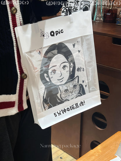 𝐐𝐩𝐢𝐜 Mini Art | The Viral Window-Transparent Tote Bag