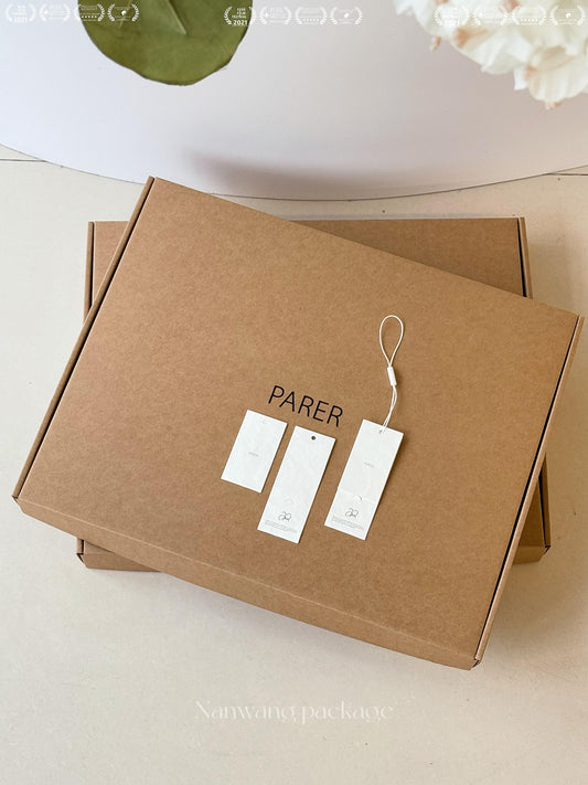Crafted in Kraft Paper | This packaging has such a premium texture!