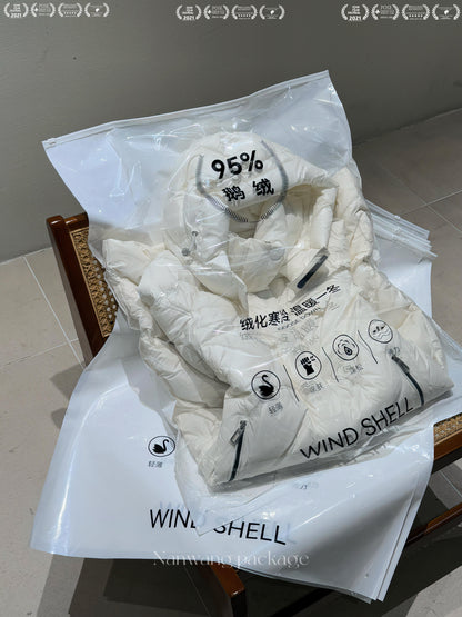 Extra Large Goose Down Coat Zippered Packaging Bag